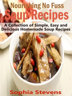 cover image of Nourishing No Fuss Soup Recipes